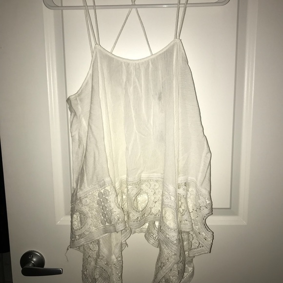 Brand new white flowy cami! - Picture 1 of 2